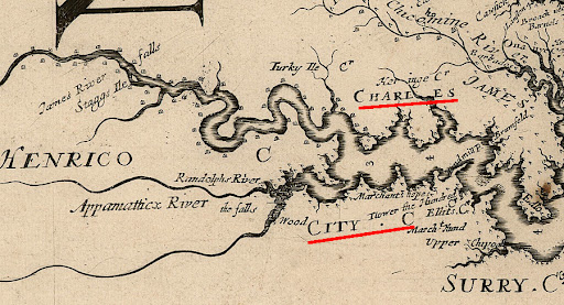 Charles City, Virginia circa 1600s