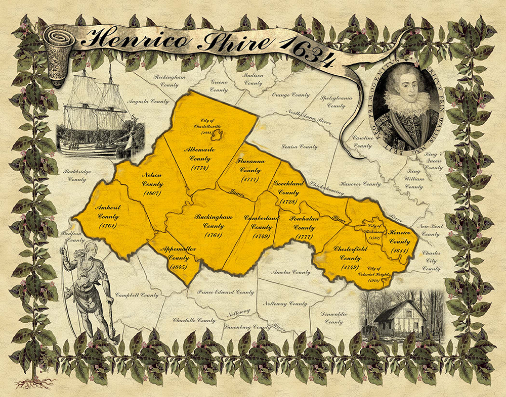 Charles City, Virginia circa 1600s