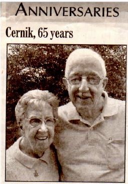 Ray and Elaine 65th Anniversary