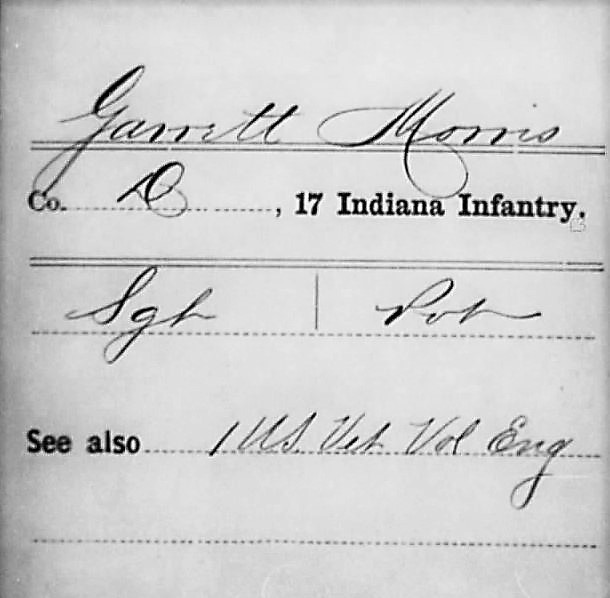 Morris Garrett Civil War Record