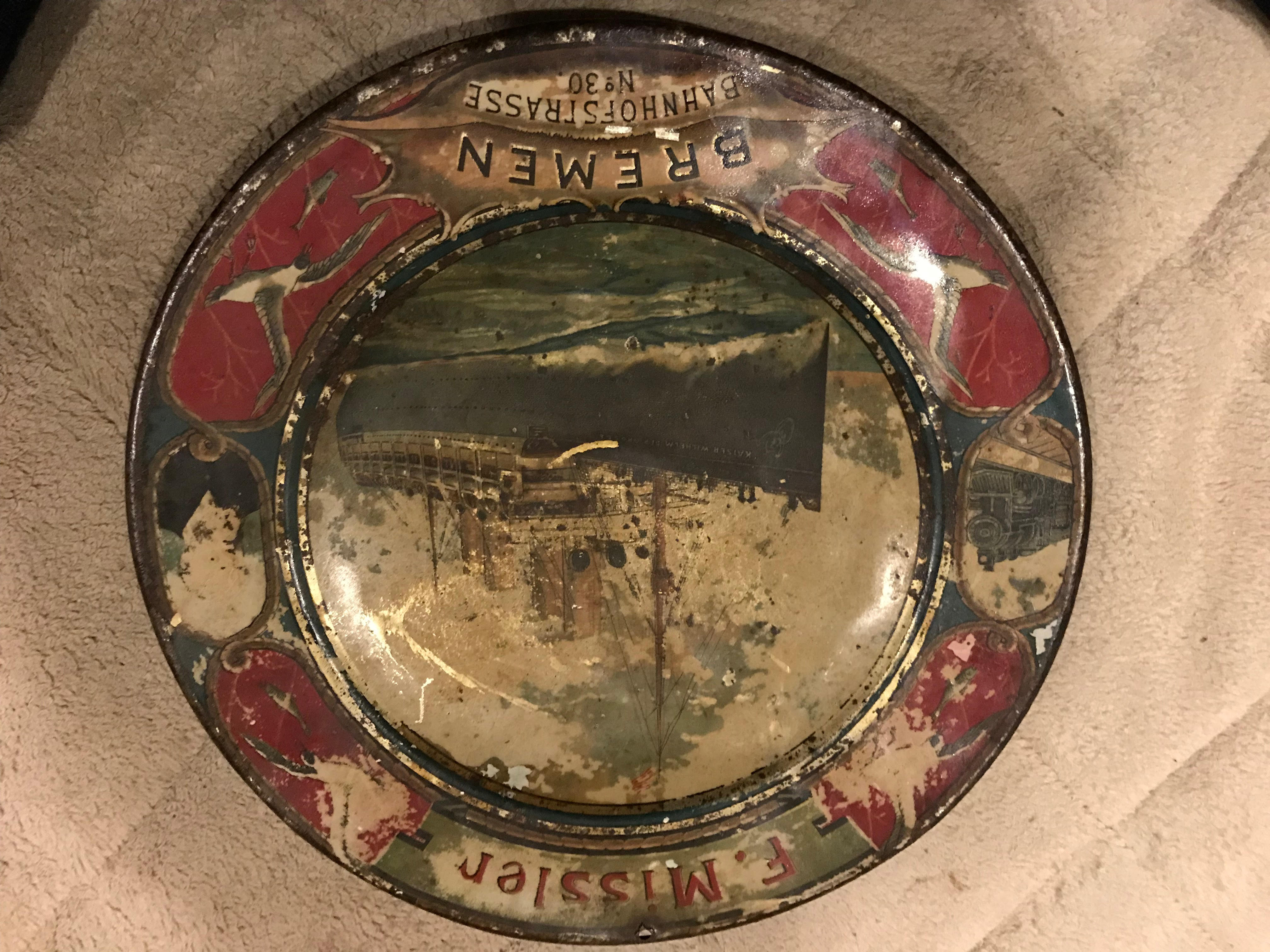 SS Kaiser Wilhelm der Große Dinner Plate