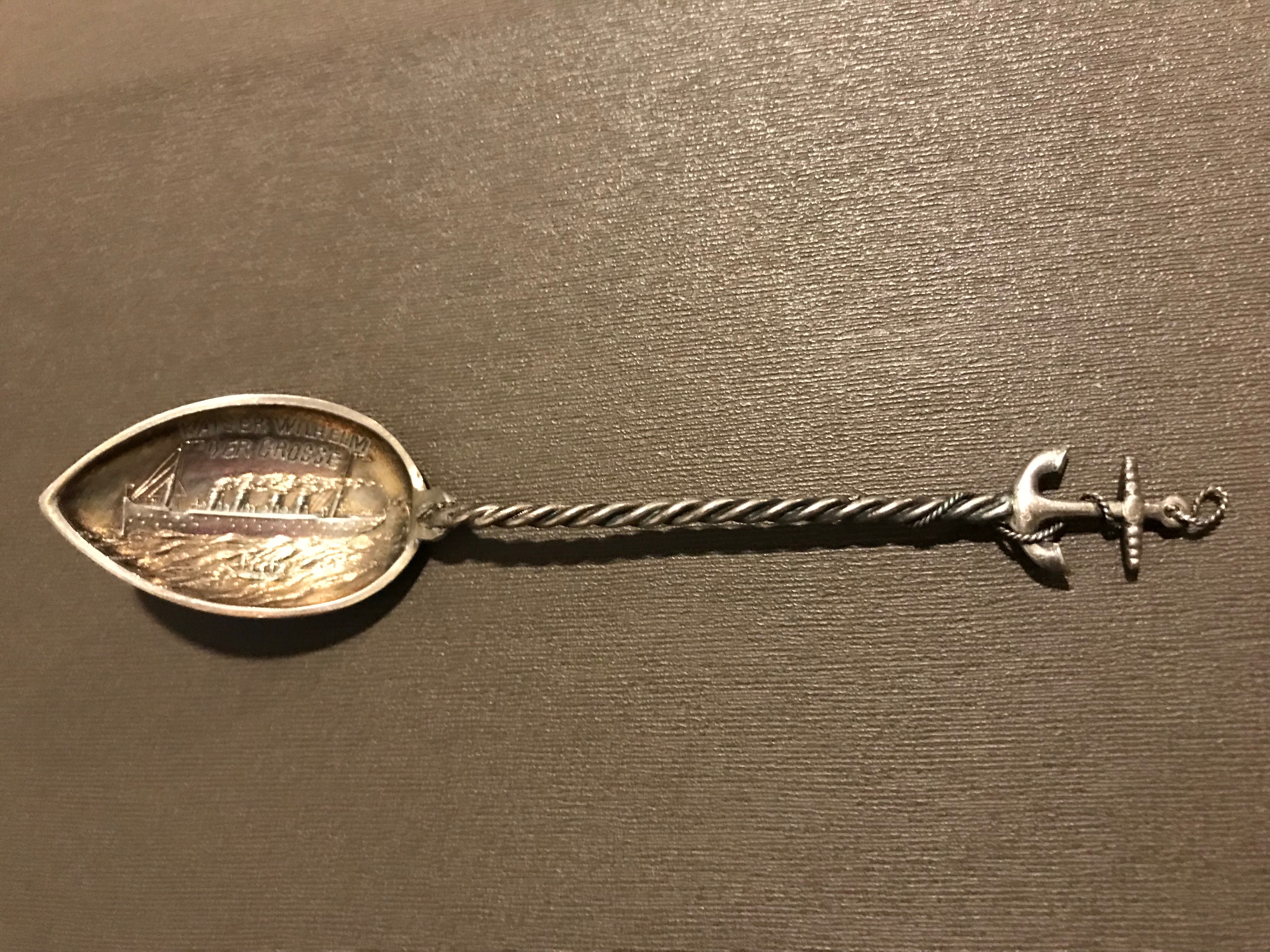Souvenir spoon from SS Kaiser Wilhelm der Große